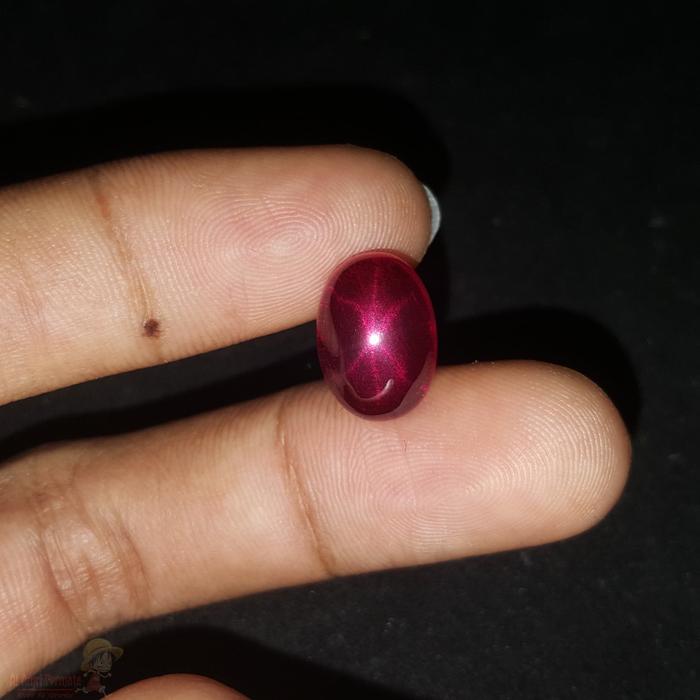 Batu Permata Merah Siam Bangkok STAR SUPER