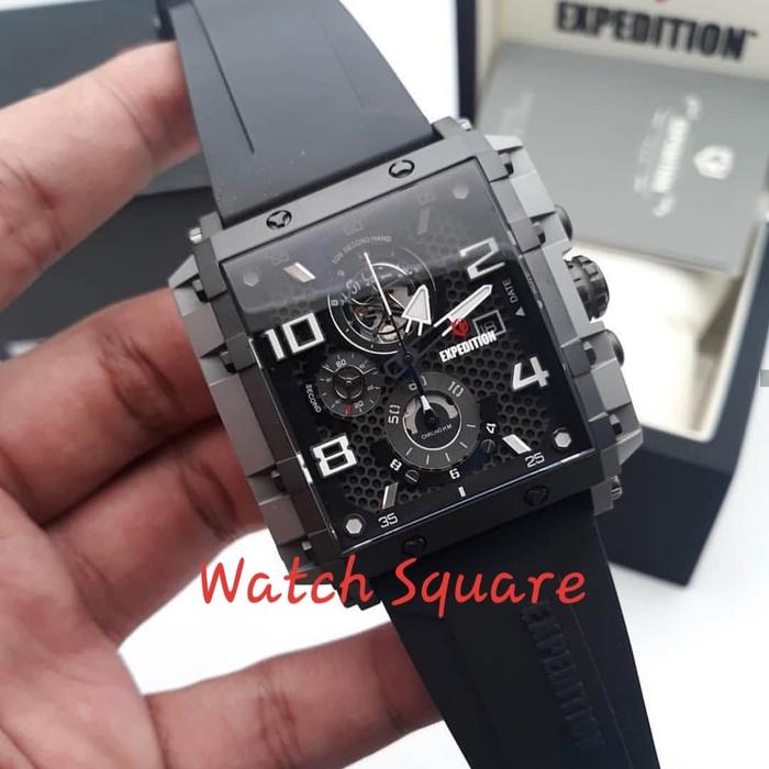 Limited!!! Jam Tangan Pria Original Expedition E6757 Grey Black