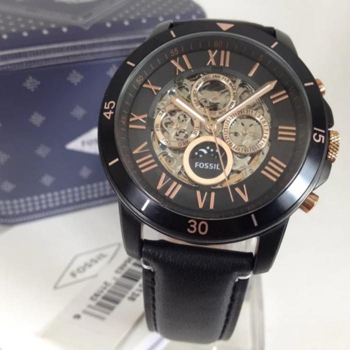 Jam Pria Fossil ME3138 & ME 3138 Black Automatic Original 45mm