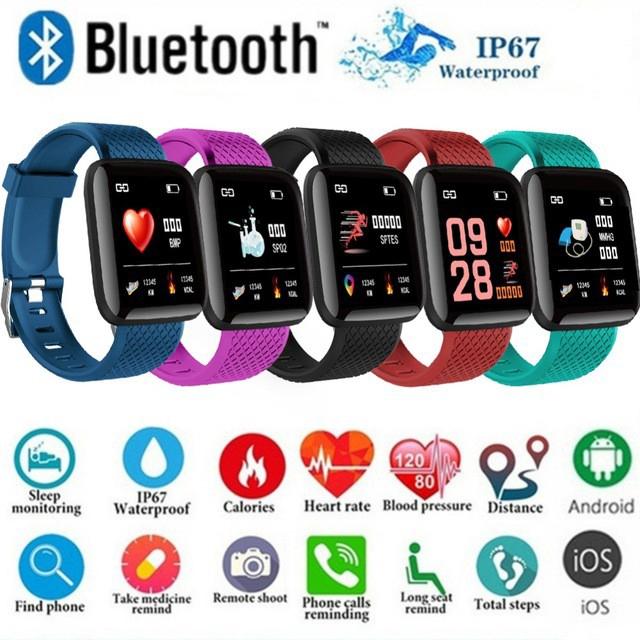 116 Plus Smartwatch D13 Tekanan Darah Tidur Bluetooth