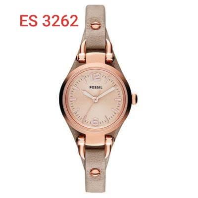 Jam Wanita Fossil ES3262 & ES 3262 Leather Original 32mm
