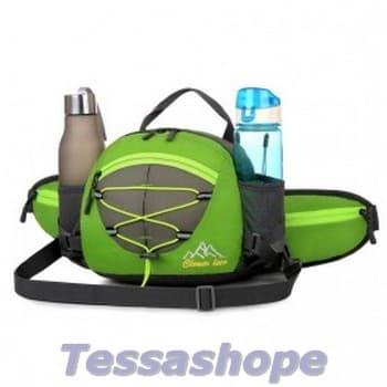 CLEVER BEES Tas Pinggang Sporty Waistbag Model Bladder - L29 - Black