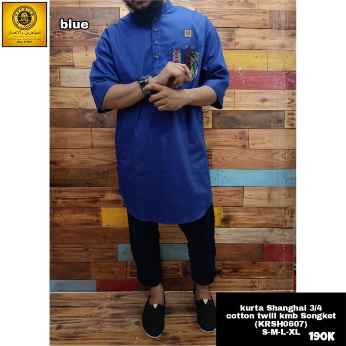 Kurta Big size XXL-XXXL-XXXXL - Motif batik Songket - Al amwa premium