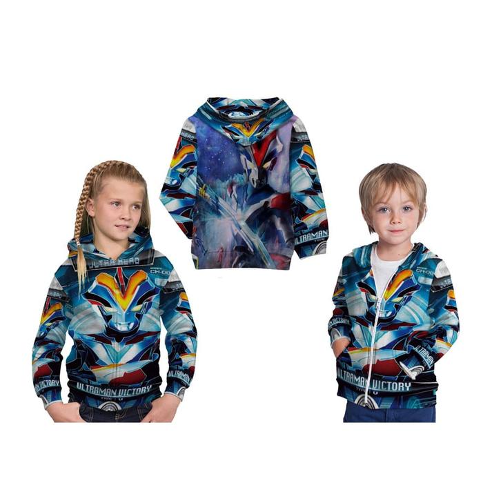 jaket anak custom ultraman victory