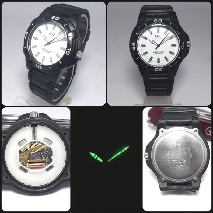 QnQ Original. Quartz Movement. Diver Model. White n Black.