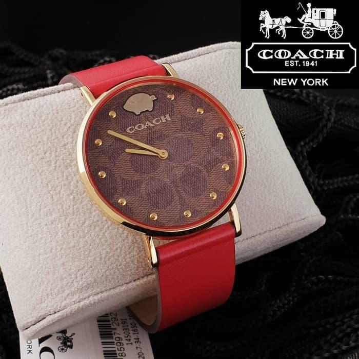 Jam Tangan Wanita Merk Coach Original ( 3.5 cm Type EST1941 Baterai C3