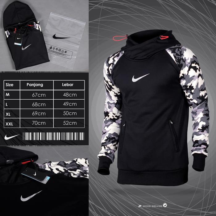 NIKE TRAINING RAGLAN HOODIE | JUMPER RUNNING | JAKET NIKE SPORT ORI