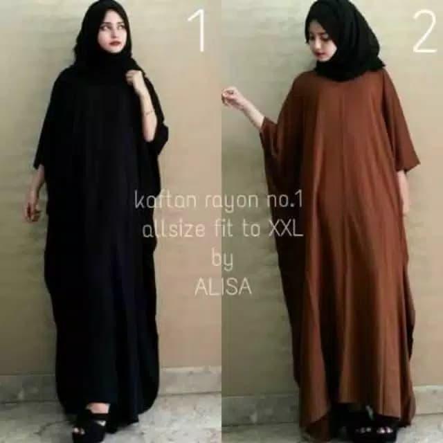 KAFTAN POLOS BALI ORIGINAL ALUSA / KAFTAN ADEM / KAFTAN HALUS