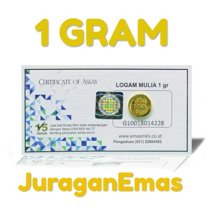EMAS LOGAM MULIA MINI 1 GRAM