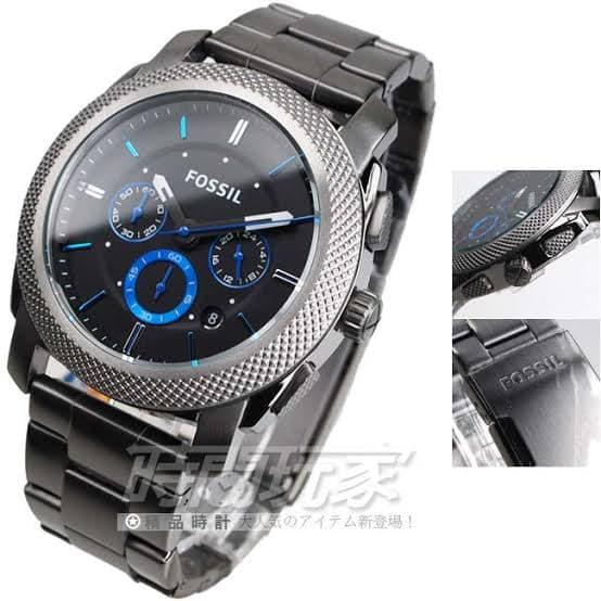 Jam Tangan Pria Merek Fossil FS4931 & FS 4931 Stainless Original 45mm