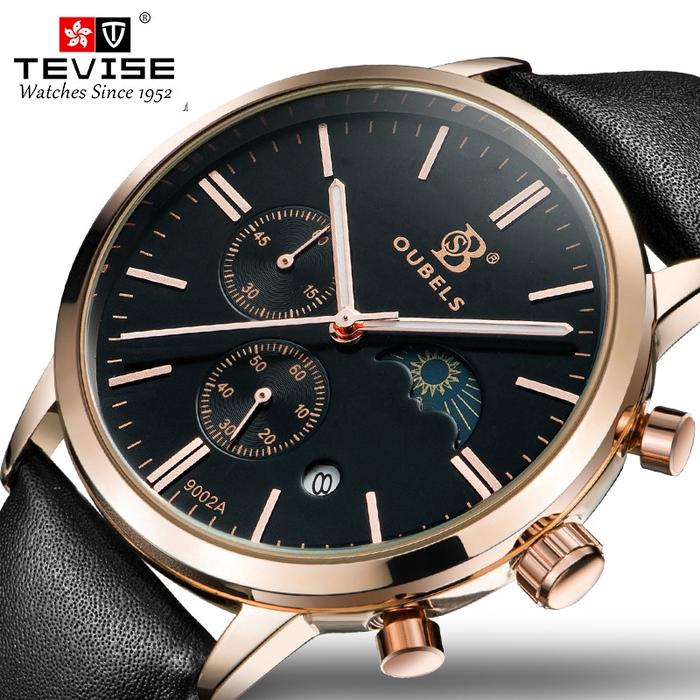TEVISE Jam Tangan Quartz Bahan Keramik dengan Berlian