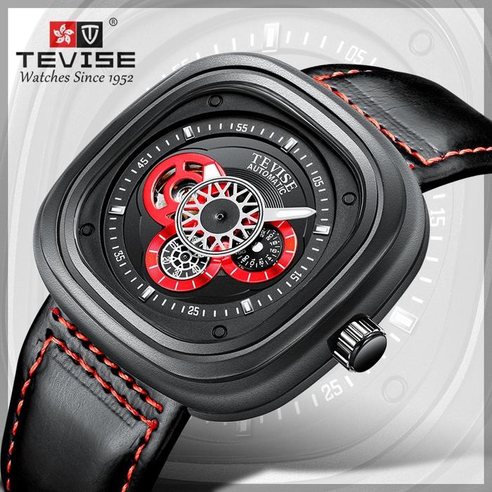 TEVISE T843 Jam Tangan Pria Automatic Mechanical Luxury Clock