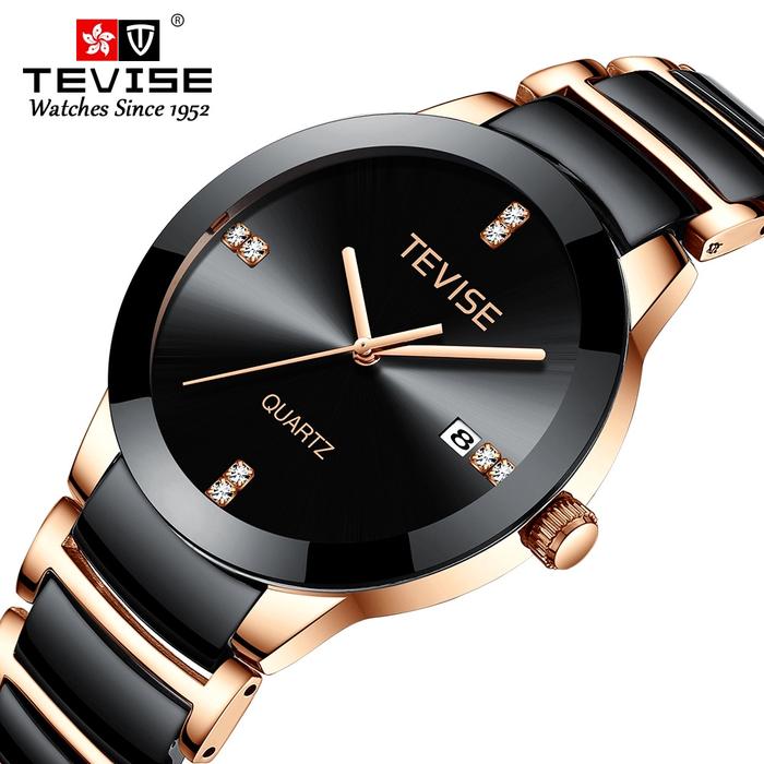 TEVISE 845 Jam Tangan Quartz Analog Anti Air