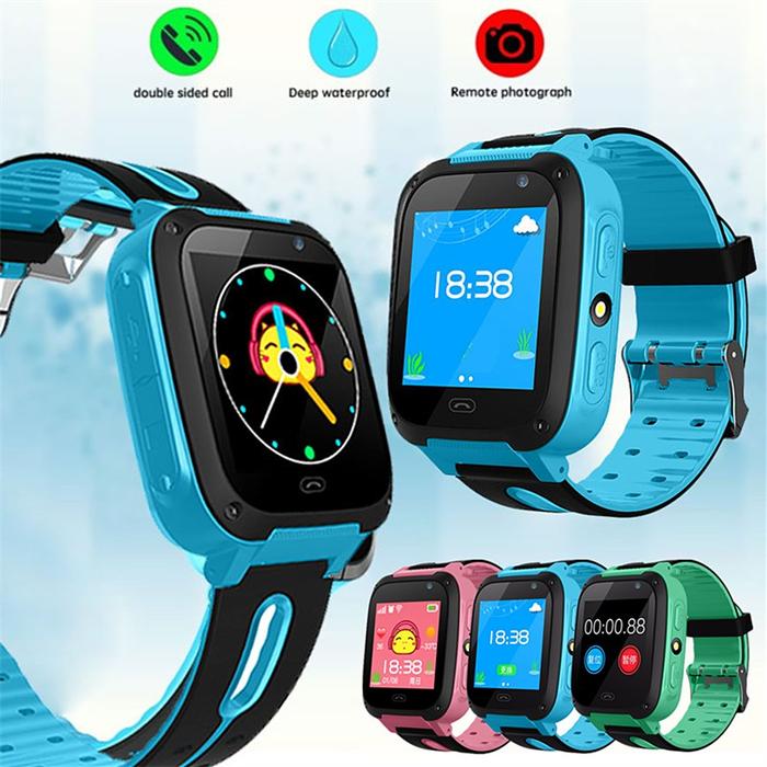 V6 Smart Watch Anak GPS Smartwatch Bluetooth Monitor SOS Call
