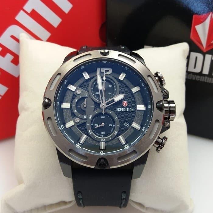 EXPEDITION E 6780 - JAM TANGAN PRIA ORIGINAL SPORT - FULL BLACK