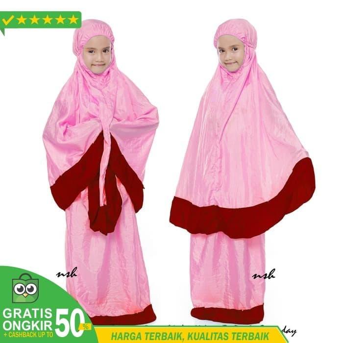 mukena anak bahan parasut