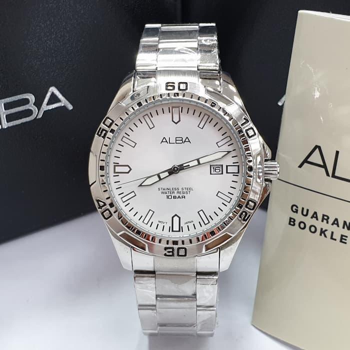 Jam Tangan ALBA Pria/Cowo AG8G77 ORIGINAL Garansi Resmi 1 tahun