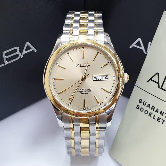 Jam Tangan ALBA Pria/Cowo AXND48 ORIGINAL Garansi Resmi 1 tahun