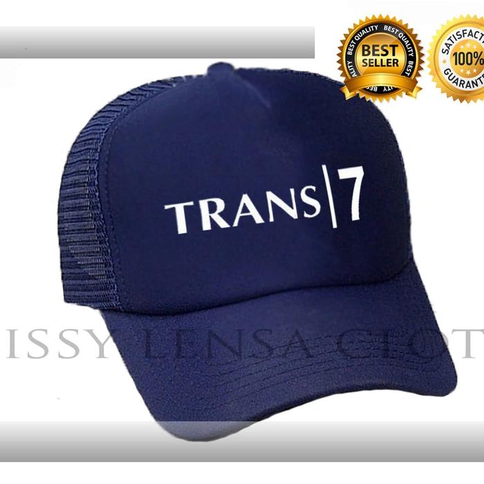 TOPI JARING TRUCKER TRANS 7 BIRU DONGKER NAVY TD3 - KOLASE