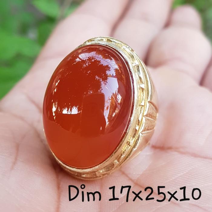 Batu yaman merah baturaja batu akik merah redchalcedony