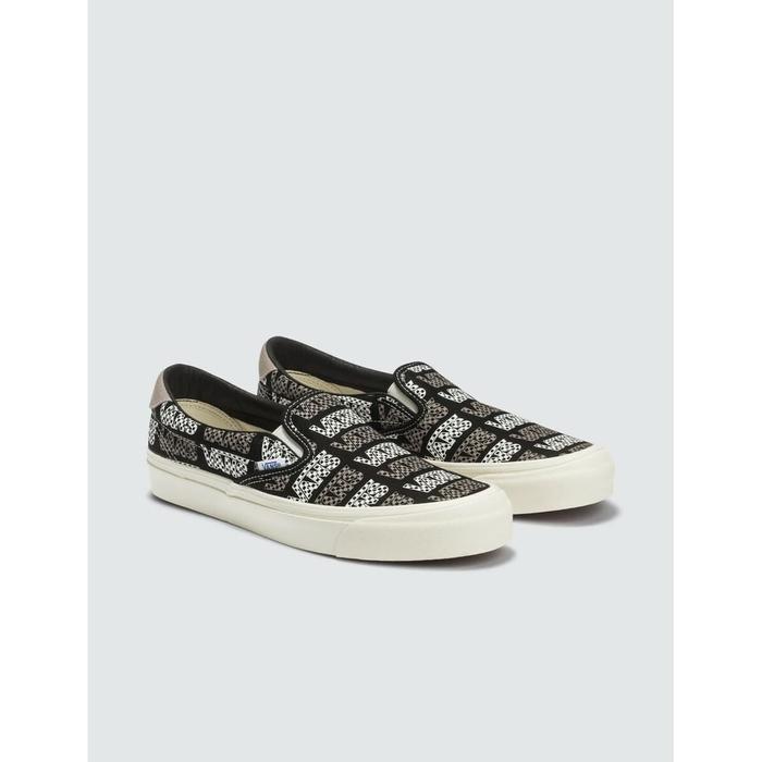 Vans Slip-on OG Logo Print Black/white (BNIB) Original