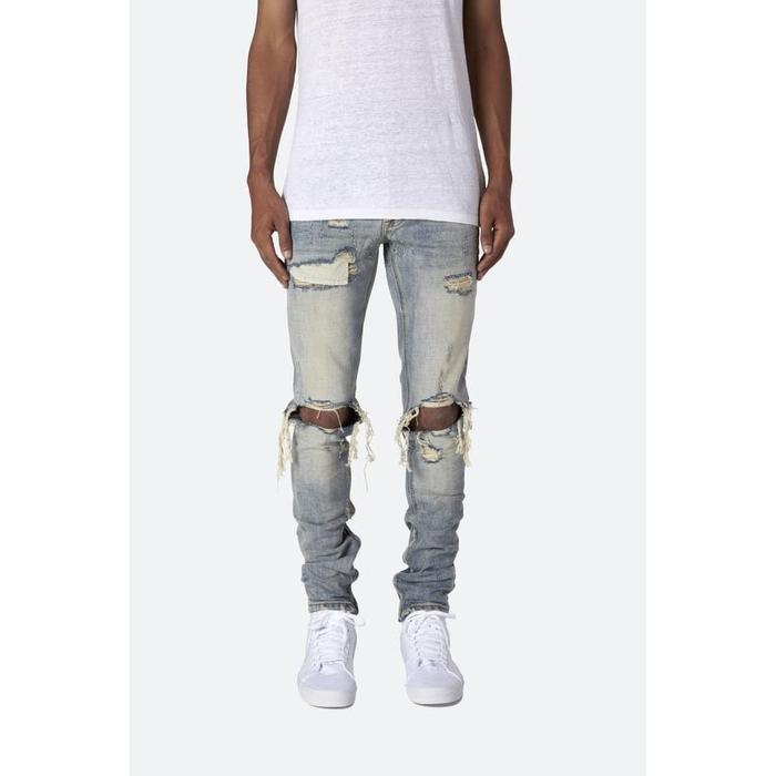 MNML M1 VINTAGE DENIM RIPPED JEANS CELANA ORIGINAL FEAR OF GOD