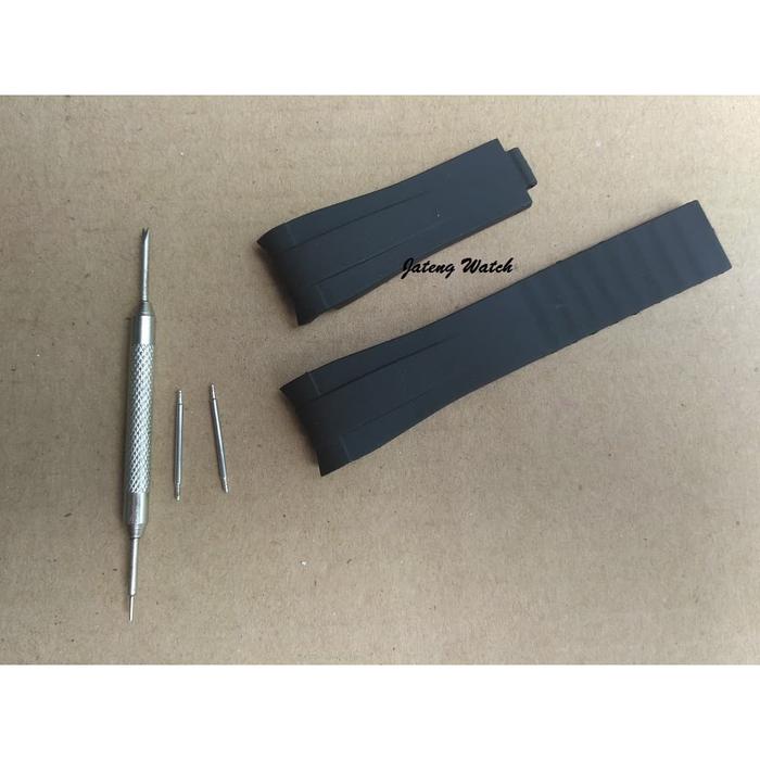 Tali Atau Strap Rubber Super Untuk Jam Tangan Rolex Tipe RubberB 20mm