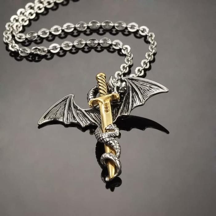 Kalung Pendragon Arthur King Dragon Sword