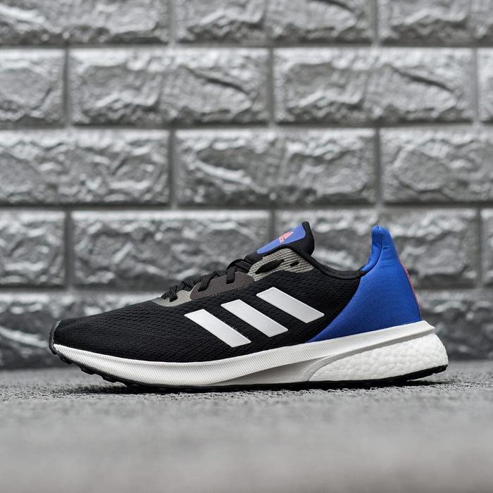 SEPATU ADIDAS ASTRARUN BOOST BLACK/WHITE/BLUE ORIGINAL MADE IN INDO