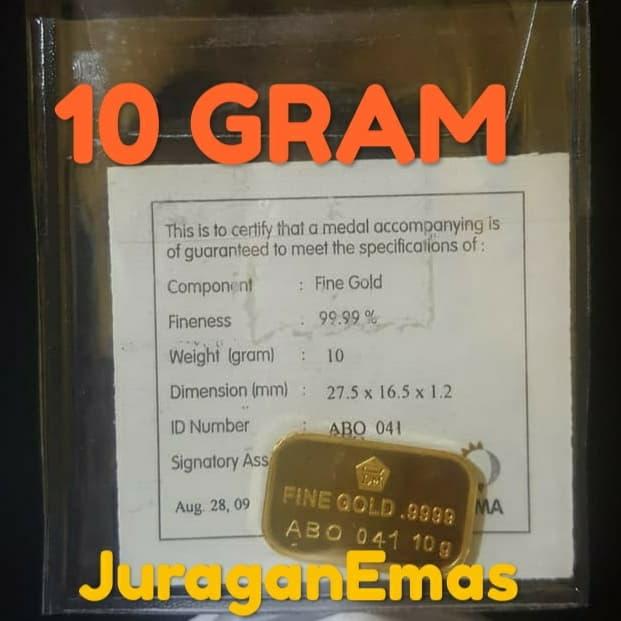LOGAM MULIA LM 10 GR (GRAM) ANTAM LANDSCAPE MODEL LAMA