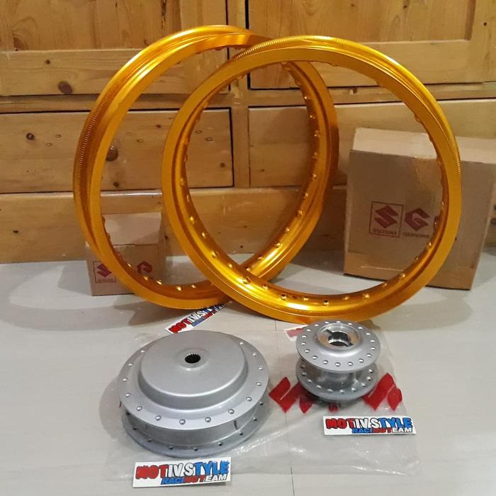 velg set tromol suzuki skywave hayate spin