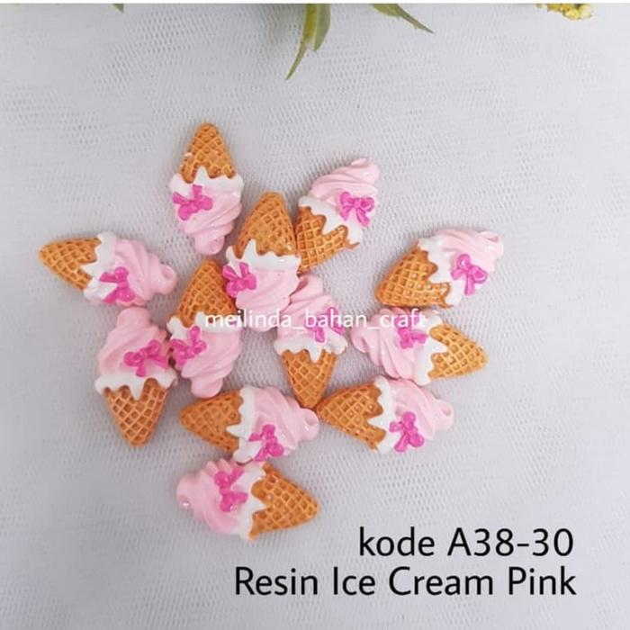 resin ice cream pink. jepit bando headband pita anak doco case hp. 6pc
