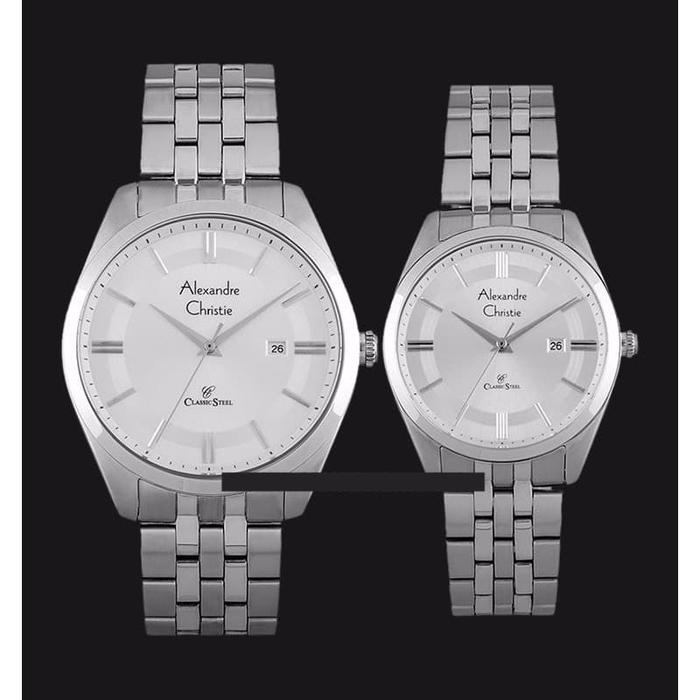 Alexandre Christie AC 8595 BSSSL Couple Silver