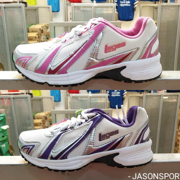 Sepatu League Legas Putih Cewe The Edge La W Running Shoes Wanita Original Murah Sale