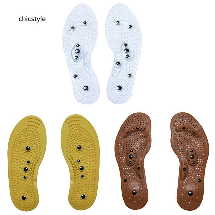 Terlaris Insole Sepatu Pijat Terapi Magnet Bahan Silikon untuk Pria