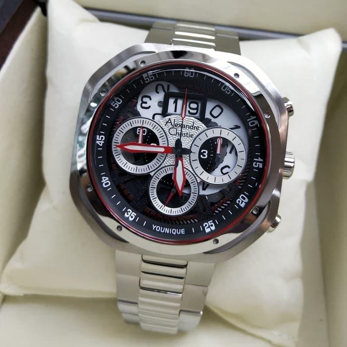Jam Tangan Pria Alexandre Christie AC 6468 Original - Silver