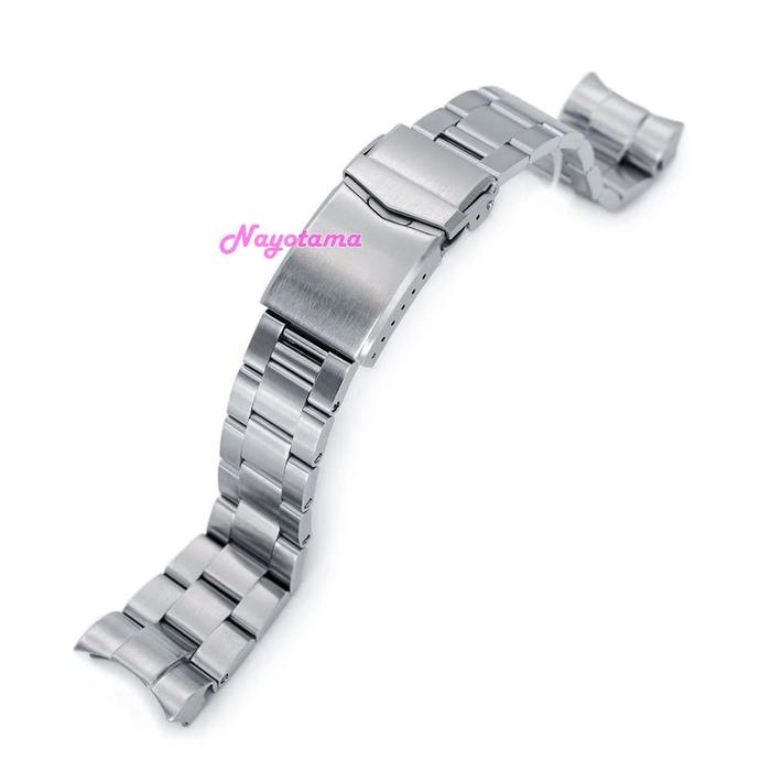 22mm MILTAT Super O Boyer Rantai untuk for Jam Tangan Tudor Black Bay 79220 79230 V-Clasp Brushed