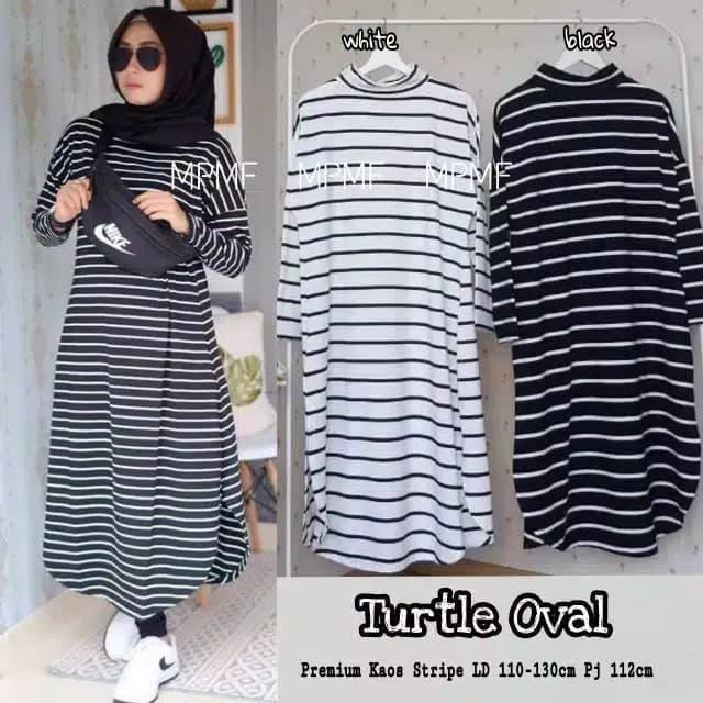 tunik miranda / tunik salur / tunik strip/ blouse/ nissa sabyan tunik