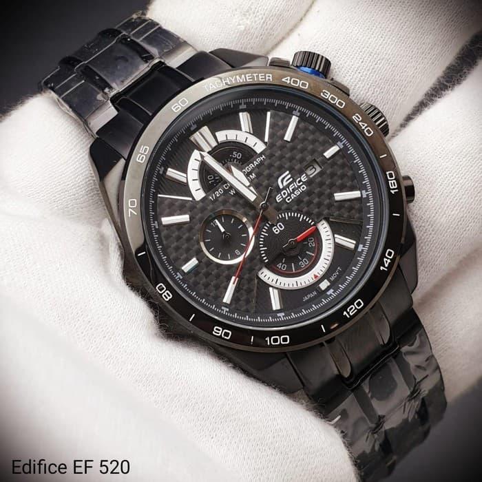 Jam Pria Merek Edifice EFR520 EFR535 EFR534 Original BM Fullset