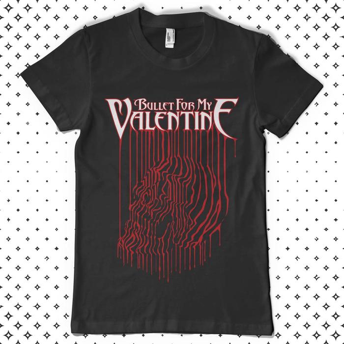 Kaos Band Cotton Original Bullet For My Valentine - Bloody Skull