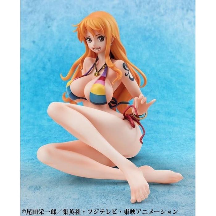 Nami BB Ver POP ONE Piece Swim Suit Long hair Blue Limited Edition