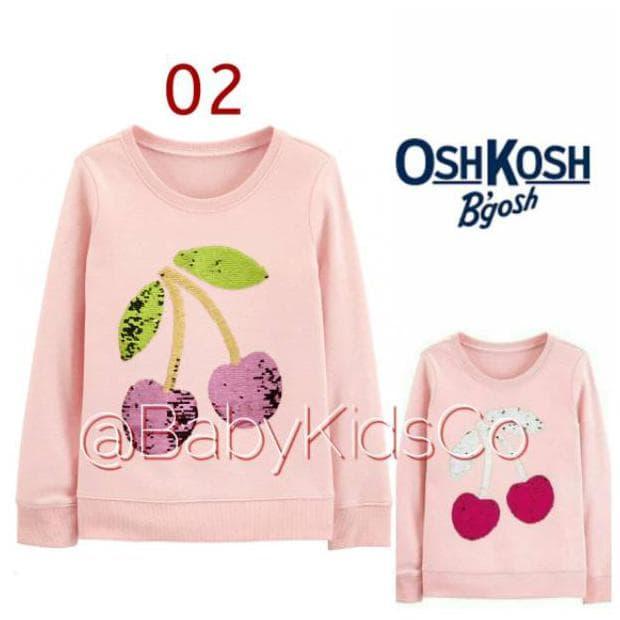 ORIGINAL BRANDED Oshkosh Sweater Flippy Sequin Flip - jaket lengan