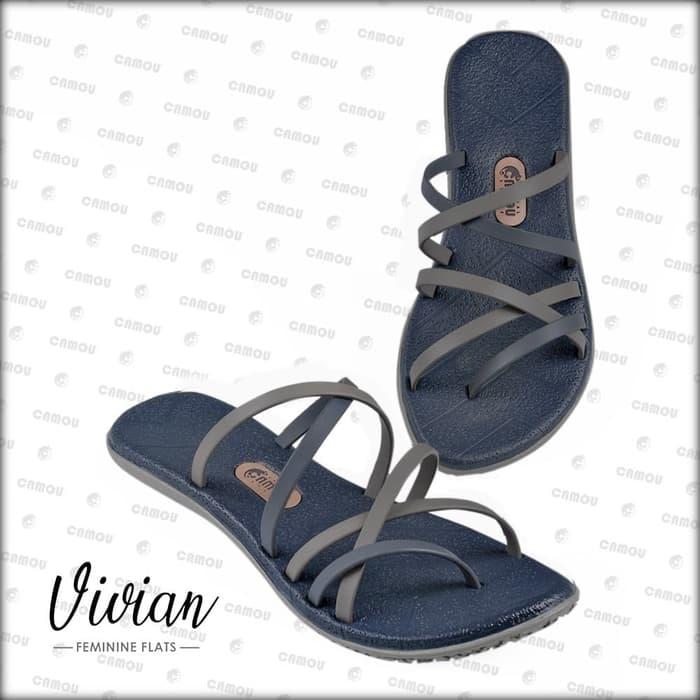 WC89 Sandal / Sendal Wanita Vivian Blueberry - Blueberry