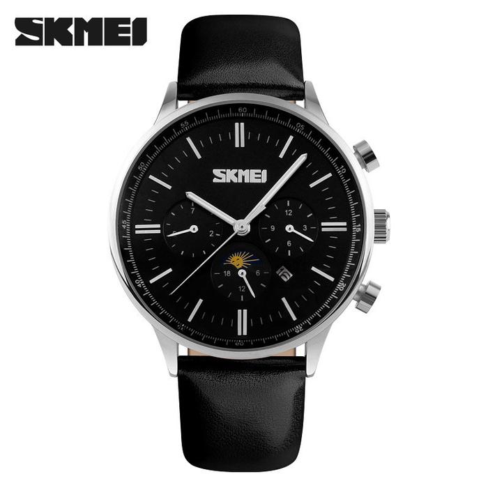 Jam Tangan Pria Analog SKMEI 9117 Chronograph