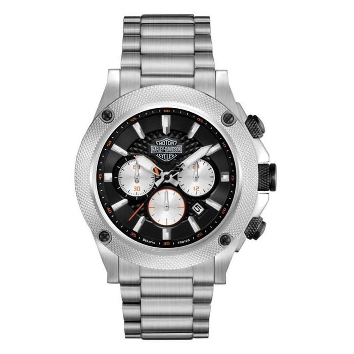 Harley Davidson Men's Bulova Stainless Steel 78B126
