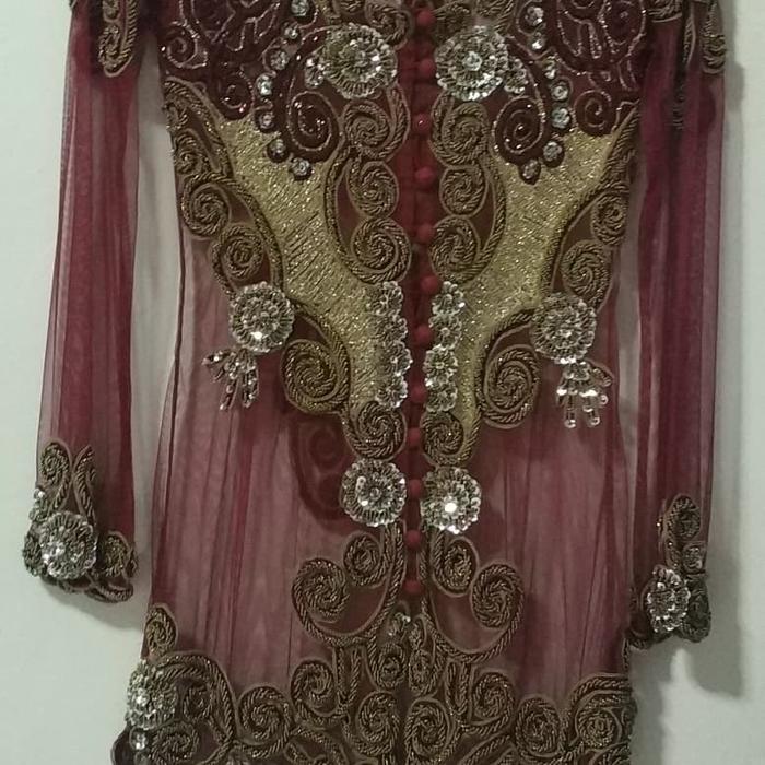 (Preloved) Kebaya Payet Wisuda Lamaran Akad Resepsi