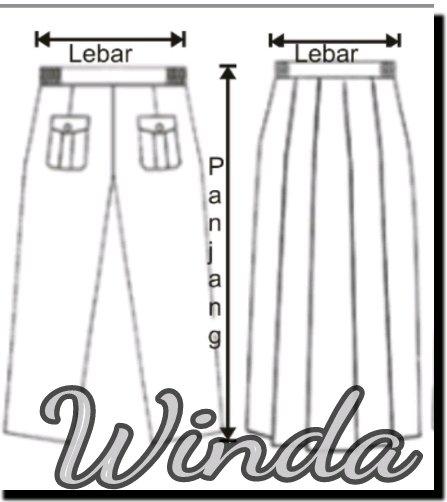 SERAGAM SEKOLAH WINDA ROK PANJANG REMPEL SMP SMA NO. XXL XXXL