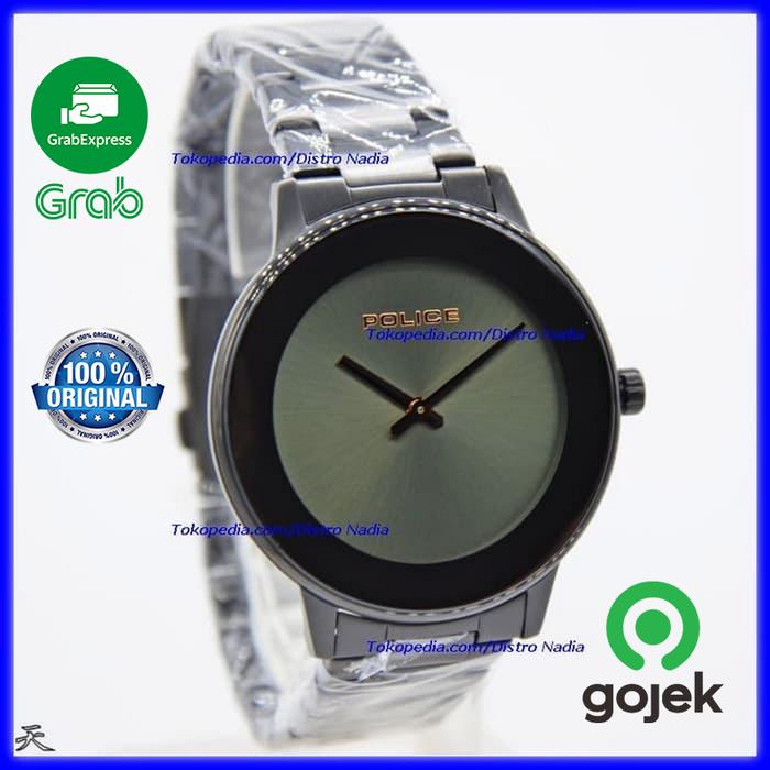 SALE STOCK JAM TANGAN POLICE PRIA / JAM COWOK MODEL P-15002JSR-04 ORI
