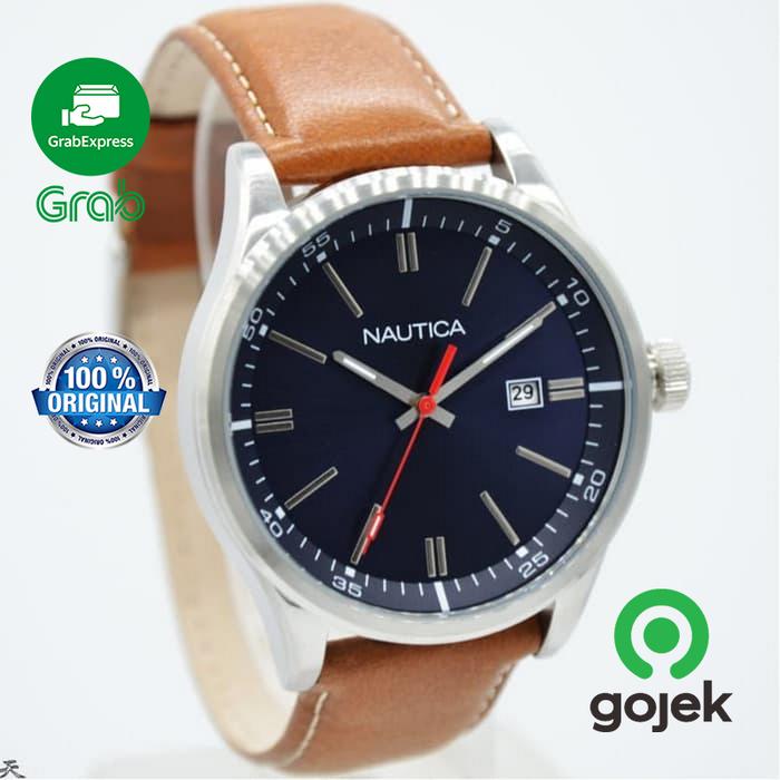 STCOK READY JAM TANGAN PRIA NAUTICA ORI / JAM COWOK MODEL FORMAL ORI