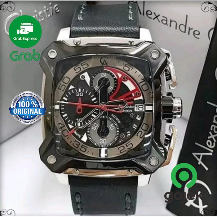 STOCK READY JAM PRIA ALEXANDRE CHRISTIE / JAM COWOK MODEL SPORT ORI